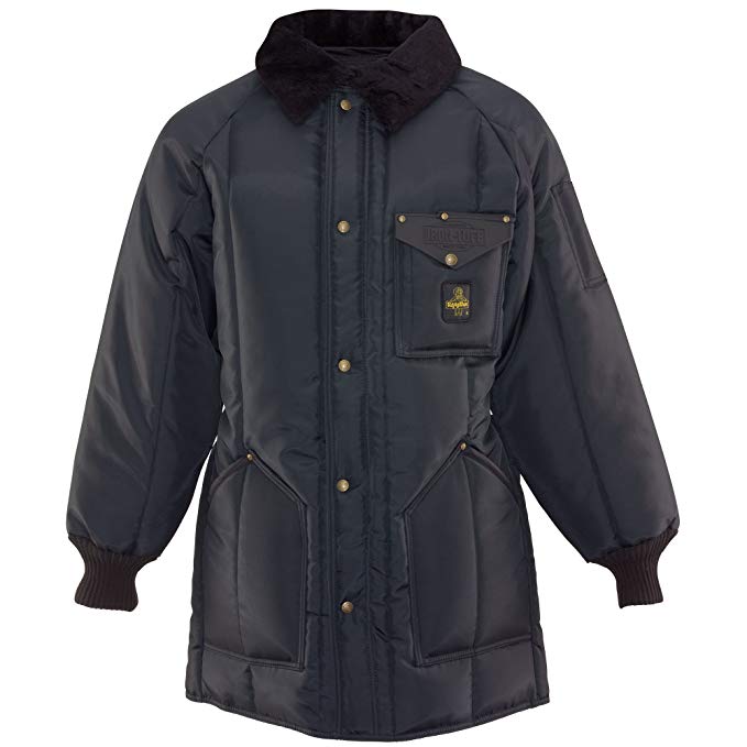 Refrigiwear Men's Water-Resistant Insulated Winterseal Coat with Soft Fleece Collar