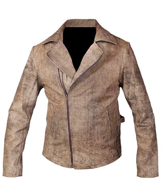 F&H Men's Escape From LA Kurt Russell Genuine Leather Jacket