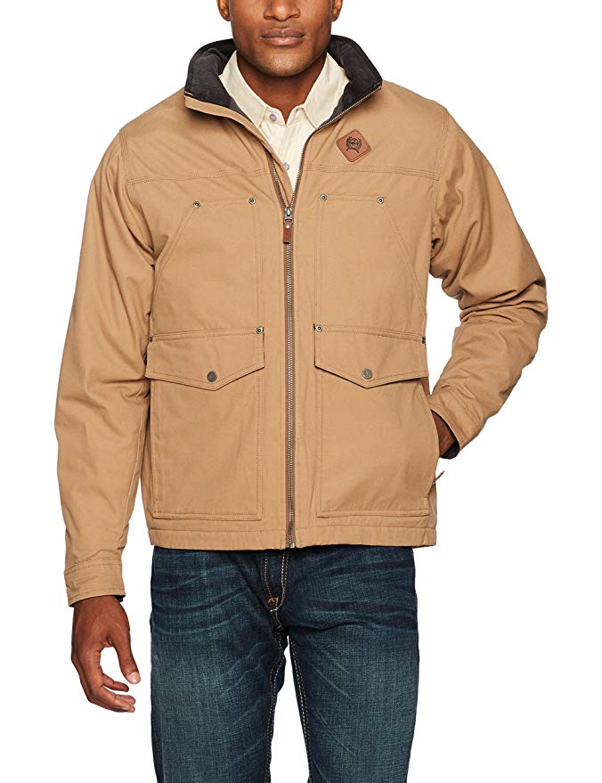 Cinch Men's Canvas Jacket with Concealed Carry Pockets