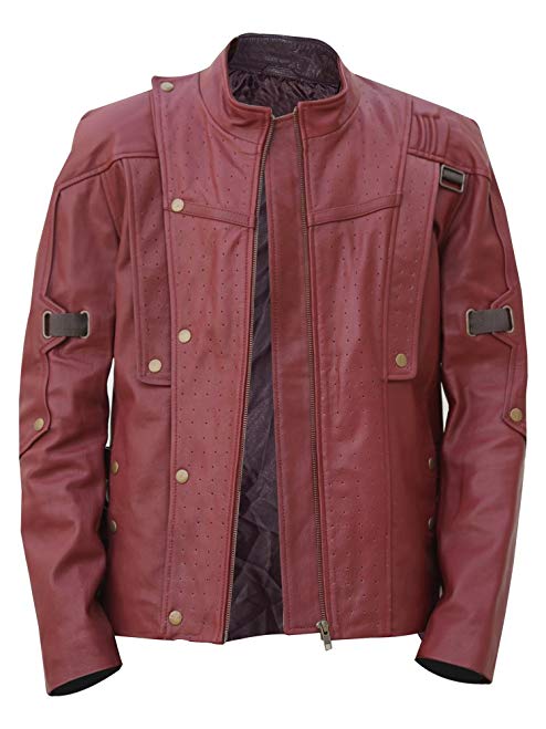 Outfitter Jackets Men's Guardians of The Galaxy Star Lord Jacket X-Large Red