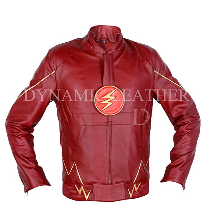 The Flash Series,Decrum Grant Gustin,Barry Allen PU/Faux Leather Jacket