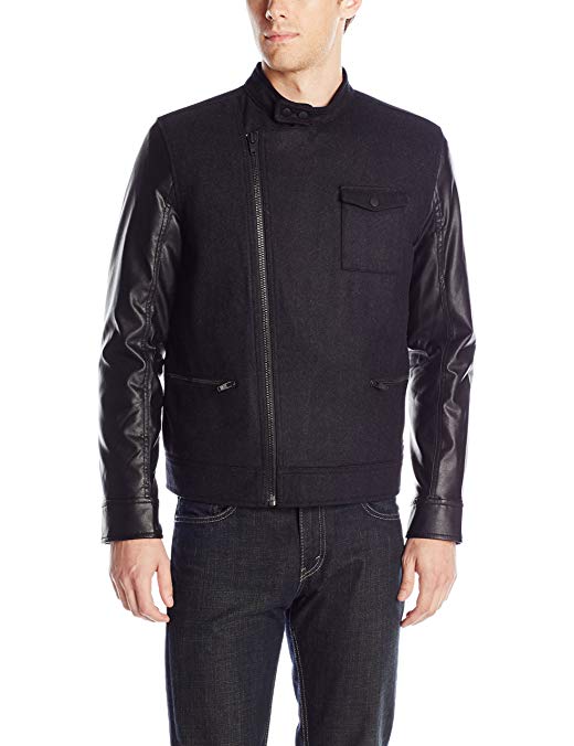 Calvin Klein Jeans Men's Urban Military Core Short Biker Jacket Review
